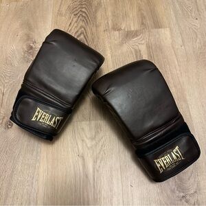 Everlast Dark Brown Boxing Gloves